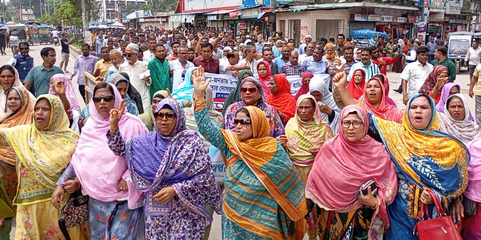 শেখ হাসিনার বিচারের দাবিতে ঠাকুরগাঁওয়ে বিএনপির কর্মসূচি